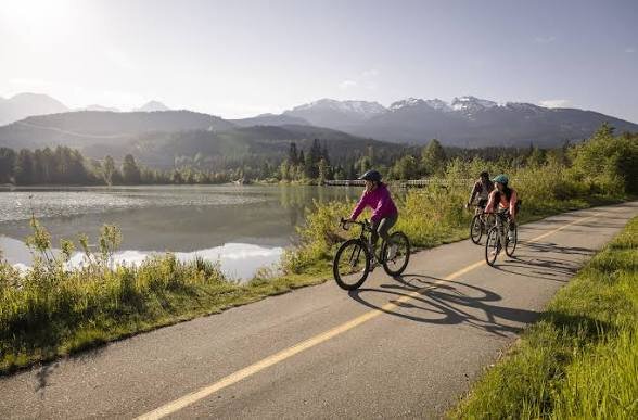 Riders enjoying the Valley Trail together